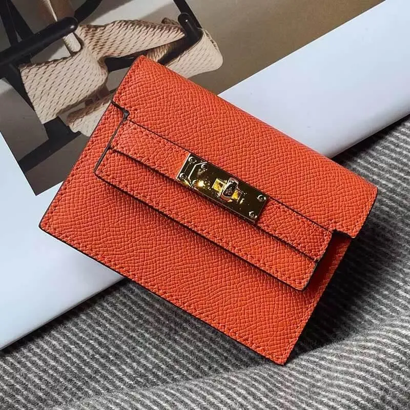 Accordion Multi-Pocket Leather Wallet