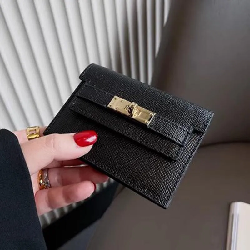 Accordion Multi-Pocket Leather Wallet