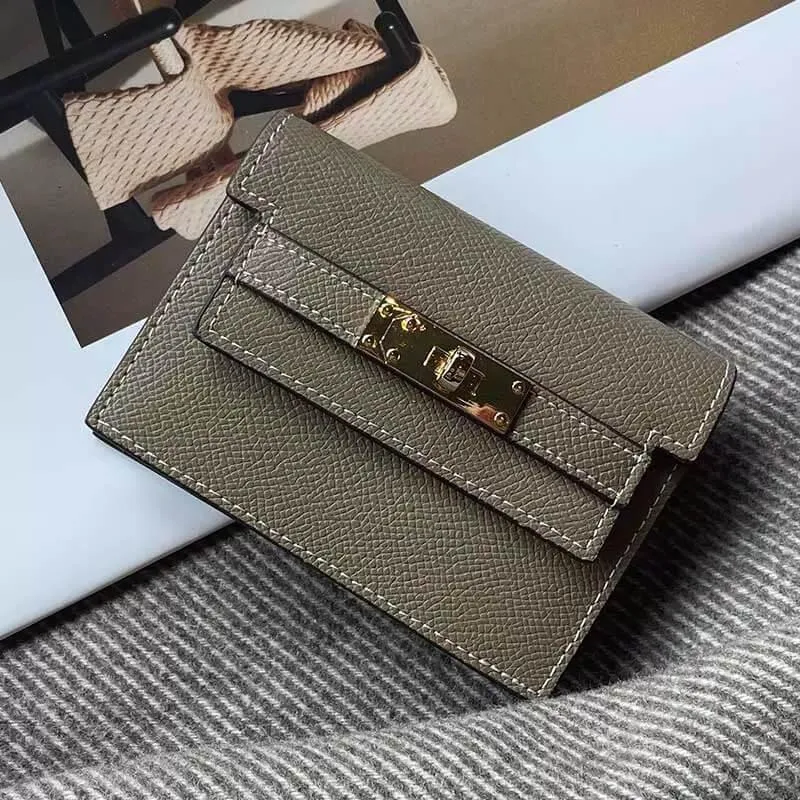 Accordion Multi-Pocket Leather Wallet