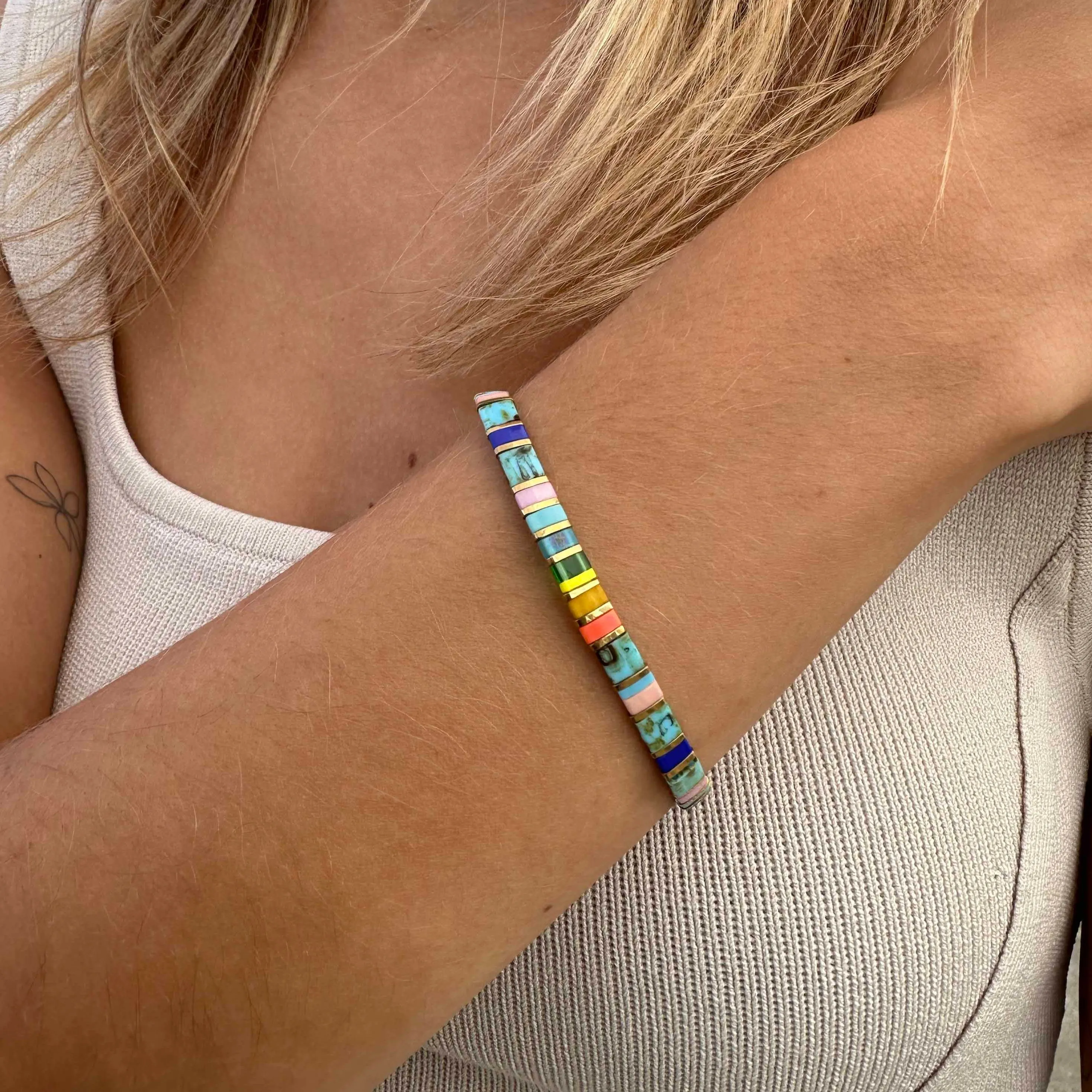 Aloha - stackable stretch bracelet