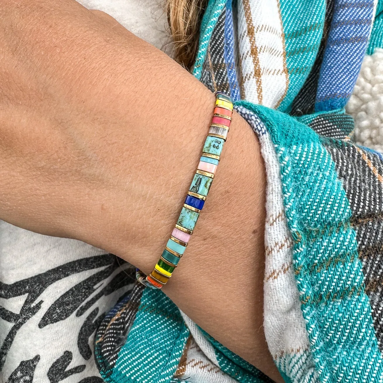 Aloha - stackable stretch bracelet