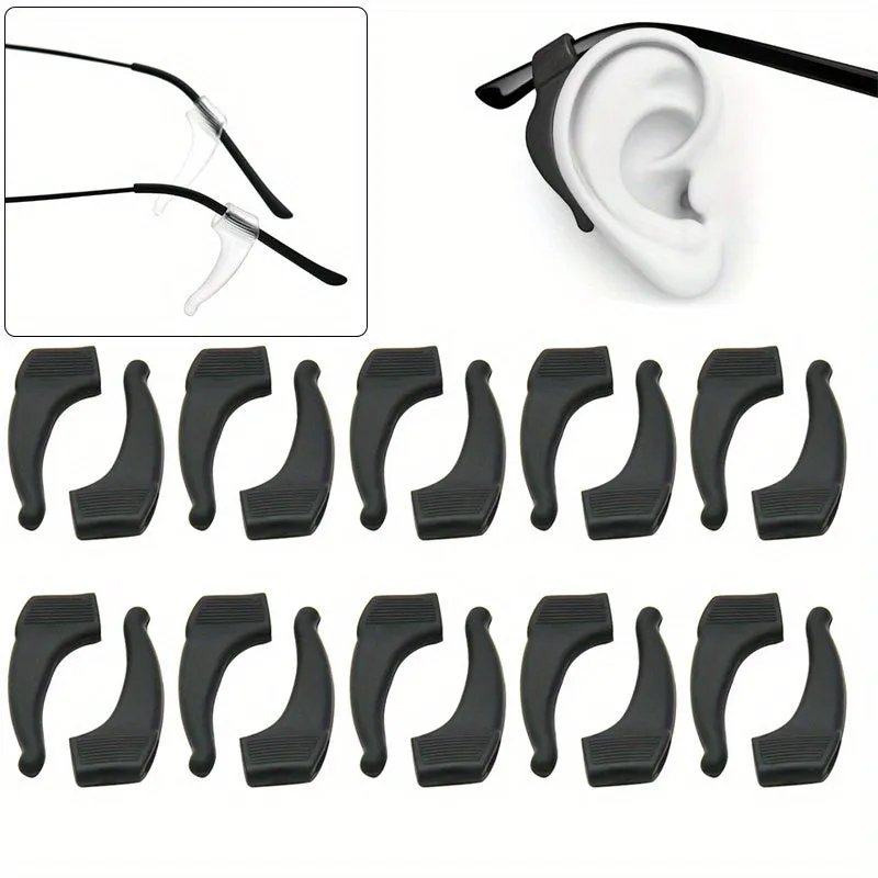 Antislip silicone grips for glasses  sunglasses 10pack