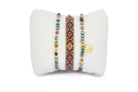 Arnala Gold & Tourmaline Bracelet Stack