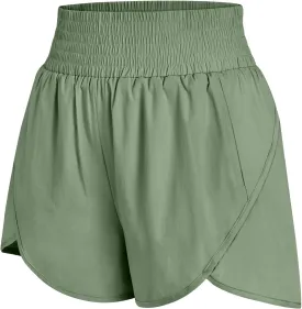 AUTOMET Womens Athletic Shorts High Waisted Running Pants Gym Workout Casual Sport Clothes with Pockets 2025