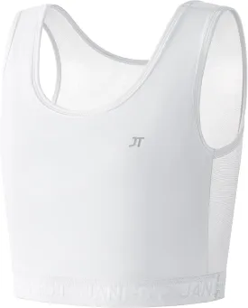 BaronHong Compression Bra,Pullover Chest Binder Alternative,Wireless Full Coverage Medium Support Top,Athletic Sports Bra