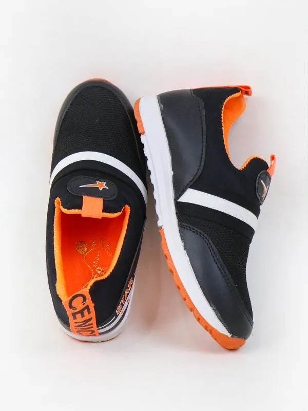 BJ08 Boys Shoes 8Yr - 17Yrs Black