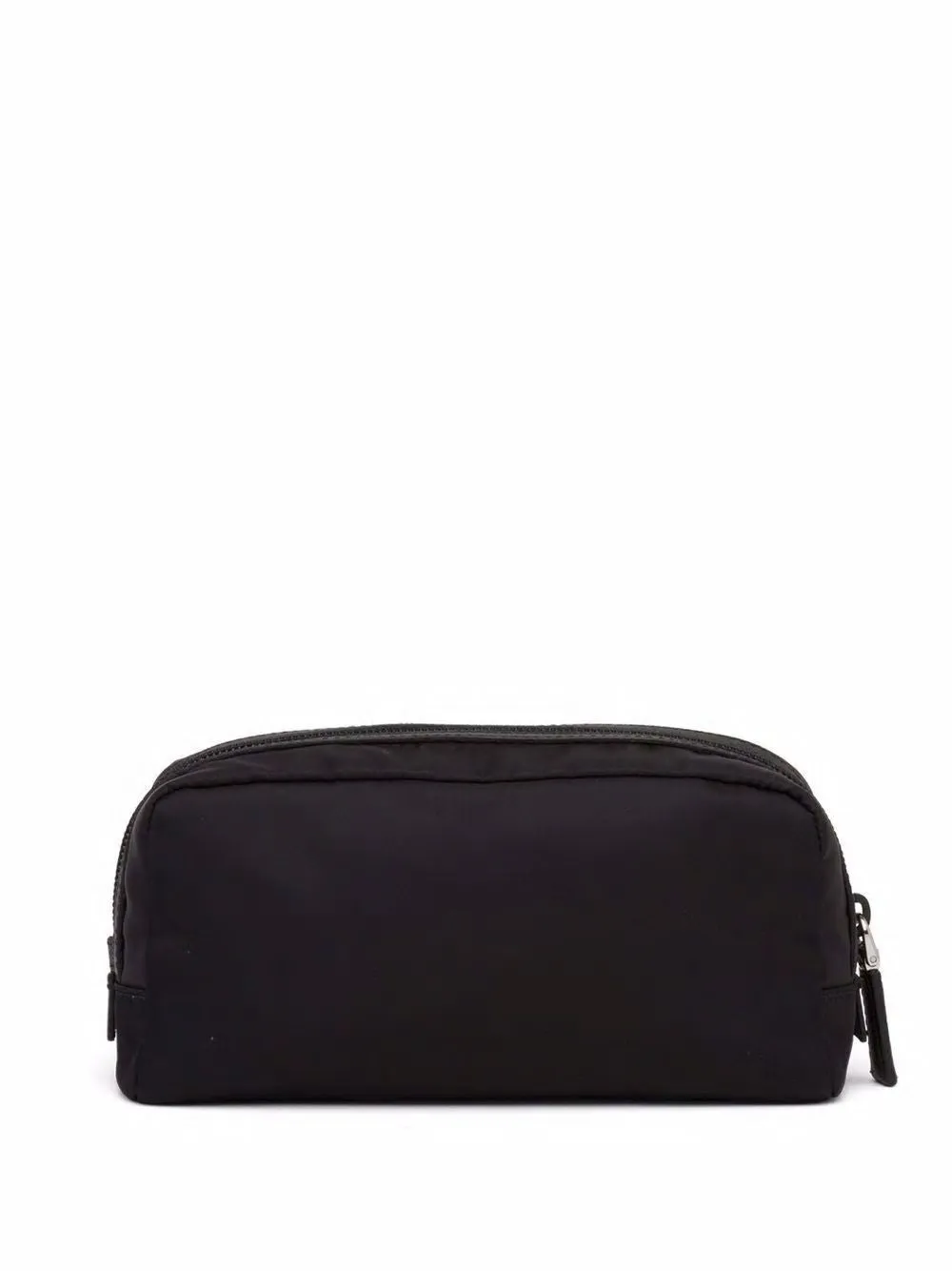 BLACK RE-NYLON BEAUTY CASE WITH LOGO