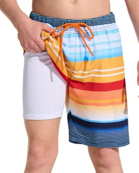 Boys Swim Trunks Toddler Swim Shorts Quick Dry Comfort Bathing Suit Sun Protection Swimwear with Pockets 2-16 Years