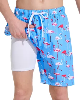 Boys Swim Trunks Toddler Swim Shorts Quick Dry Comfort Bathing Suit Sun Protection Swimwear with Pockets 2-16 Years