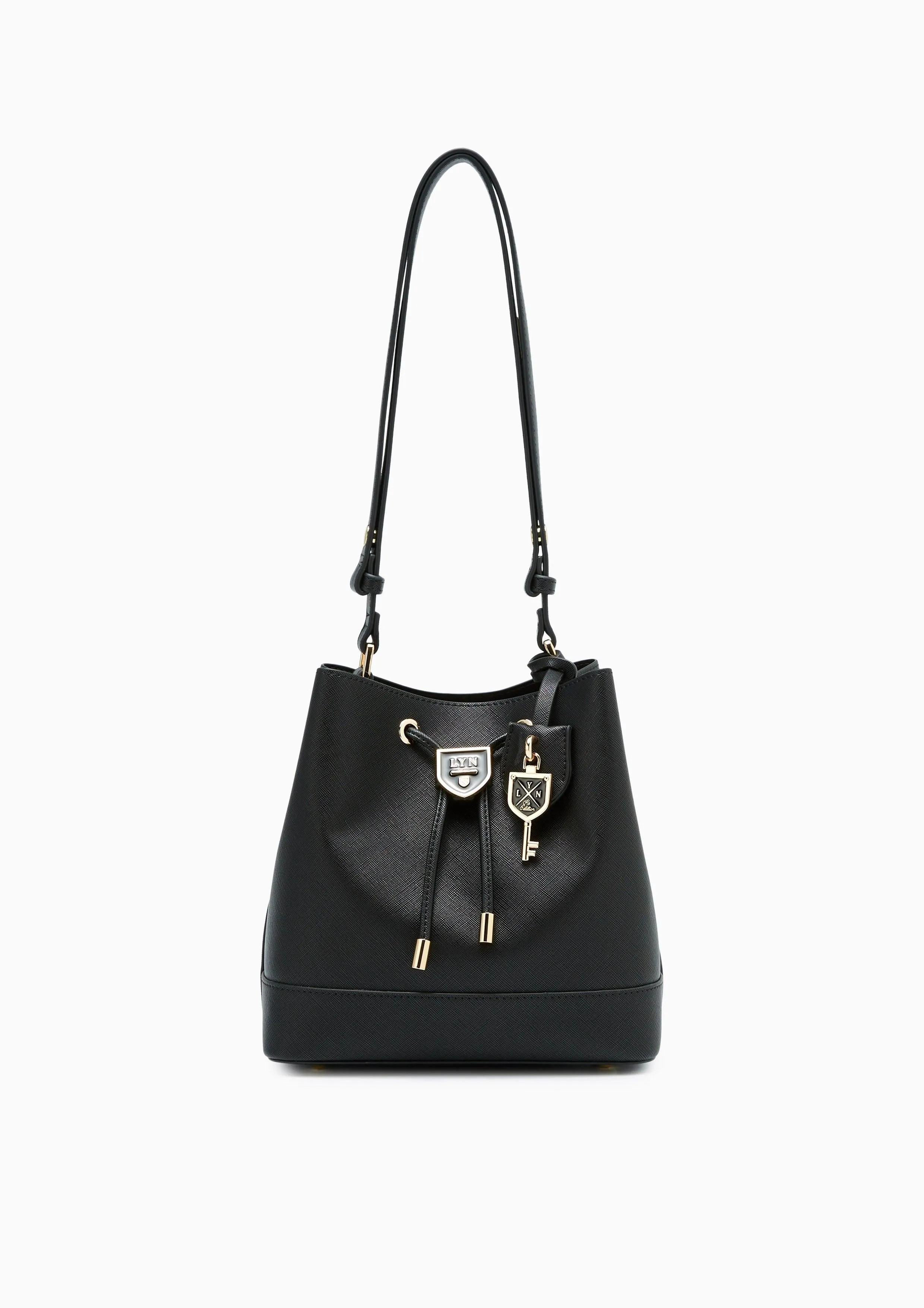 Carina Re-Edition Bucket Bag M Black