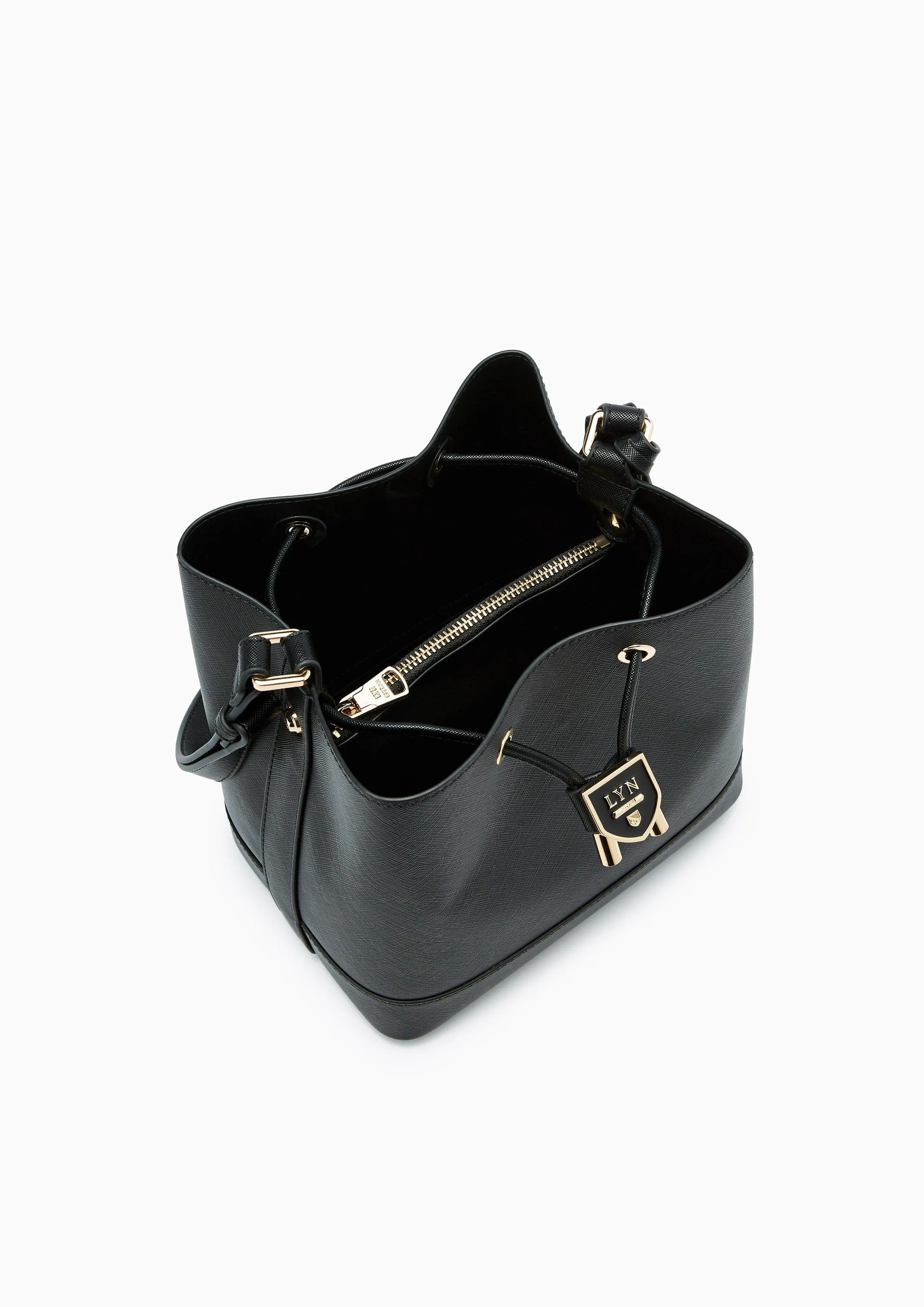Carina Re-Edition Bucket Bag M Black