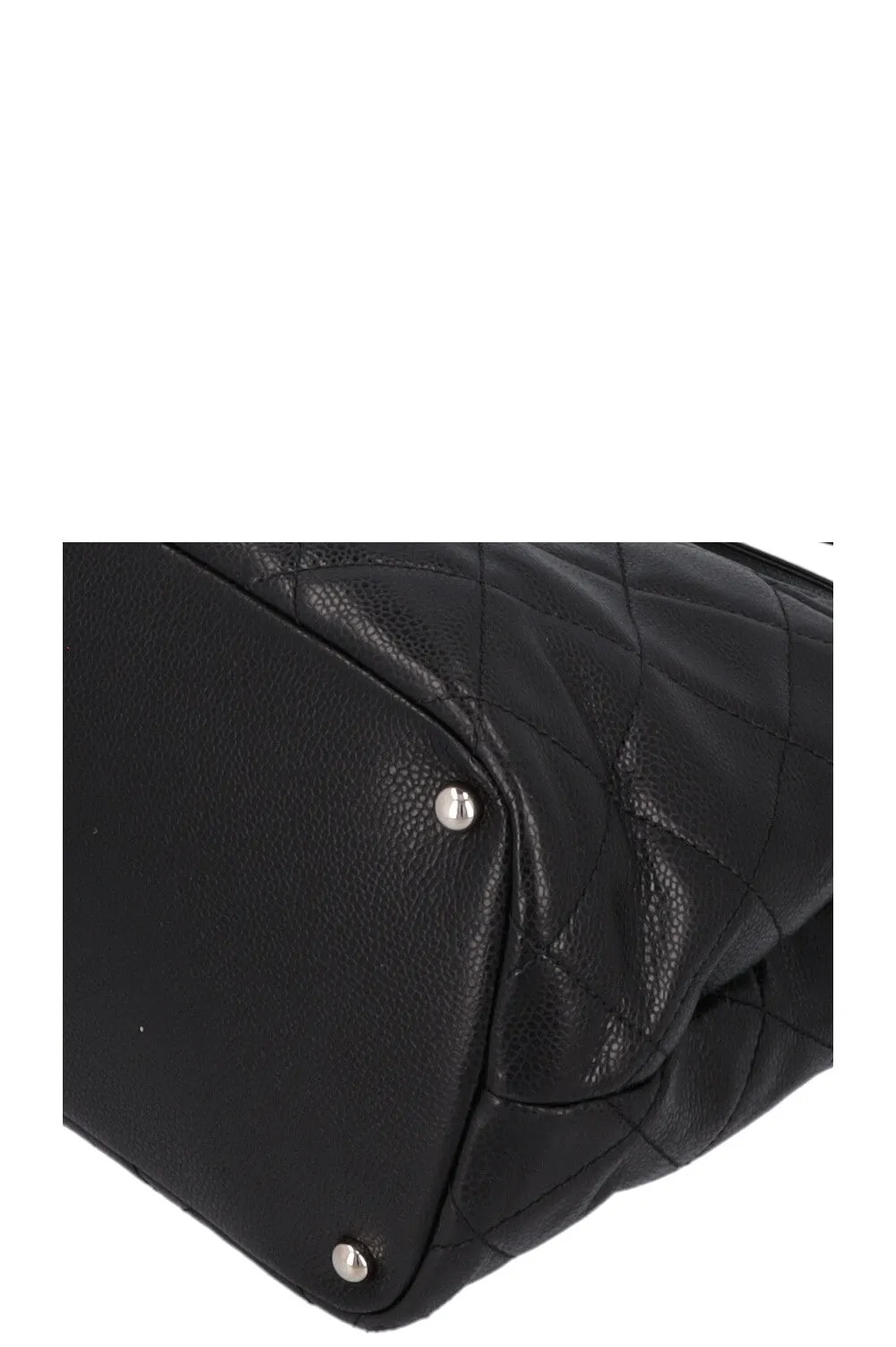 CHANEL Timeless Shopping Tote Bag Caviar Black