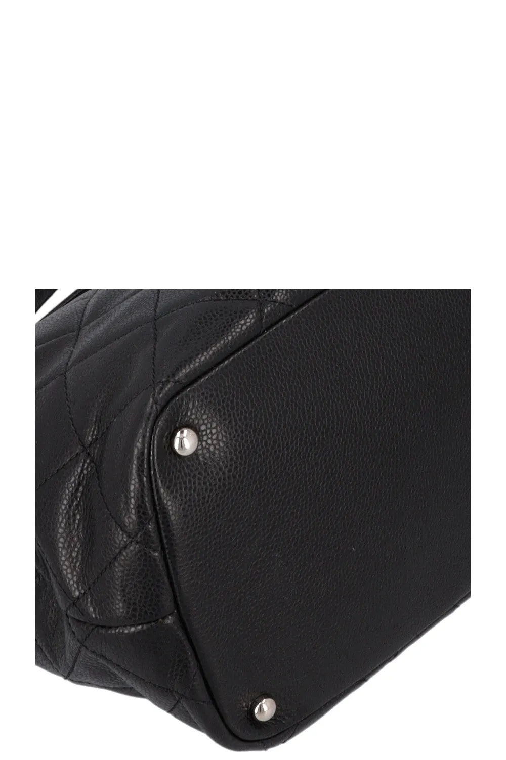 CHANEL Timeless Shopping Tote Bag Caviar Black