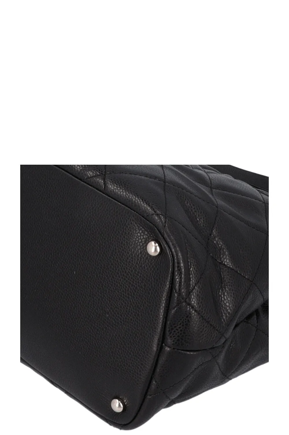 CHANEL Timeless Shopping Tote Bag Caviar Black