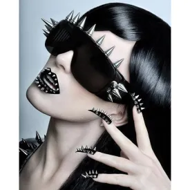 Cool Punk Gothic Sunglasses, Fashionable Statement Piece For Women