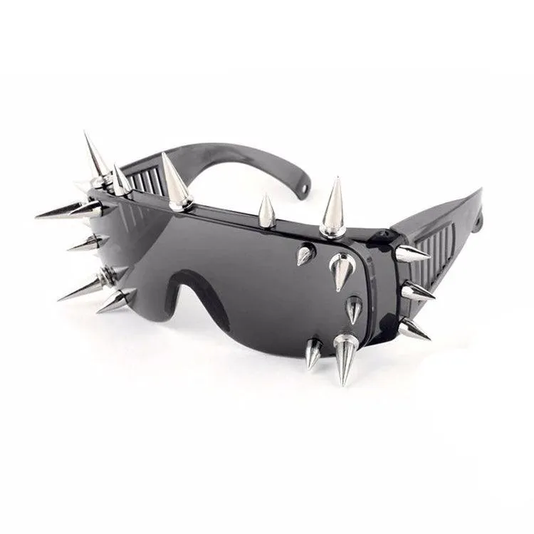 Cool Punk Gothic Sunglasses, Fashionable Statement Piece For Women