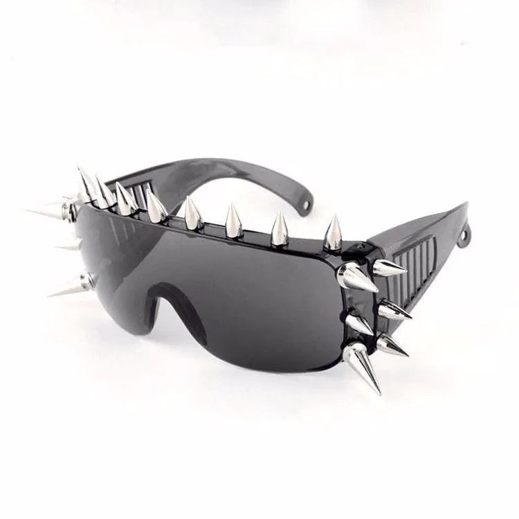 Cool Punk Gothic Sunglasses, Fashionable Statement Piece For Women