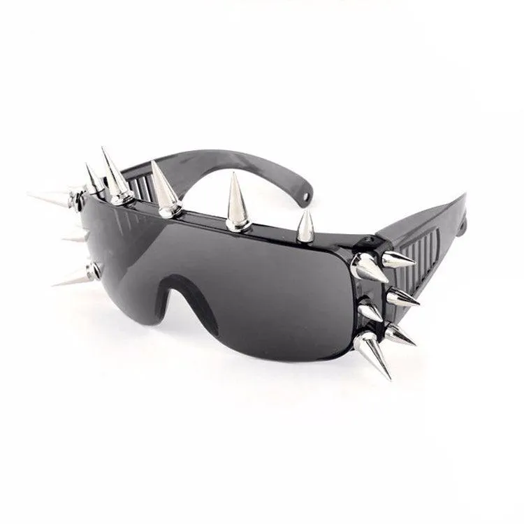 Cool Punk Gothic Sunglasses, Fashionable Statement Piece For Women