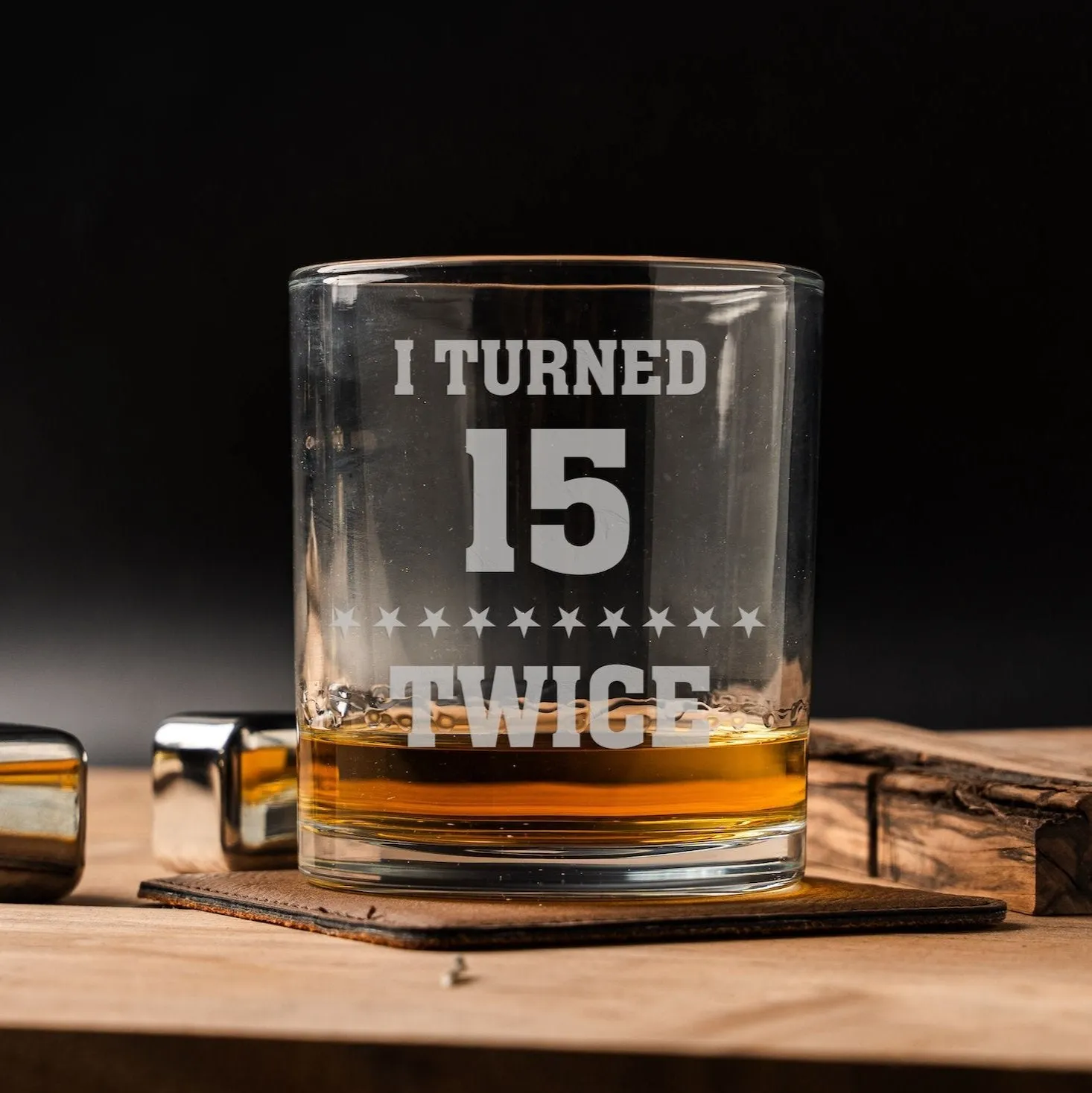 Custom Awesome Since Birthday Lowball Glasses