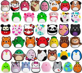 Cute Animal Shoe Charms for Women, Cartoon Shoe Decoration for Shoes Bracelet Wristband Clog Sandals Birthday Party Favors Gifts