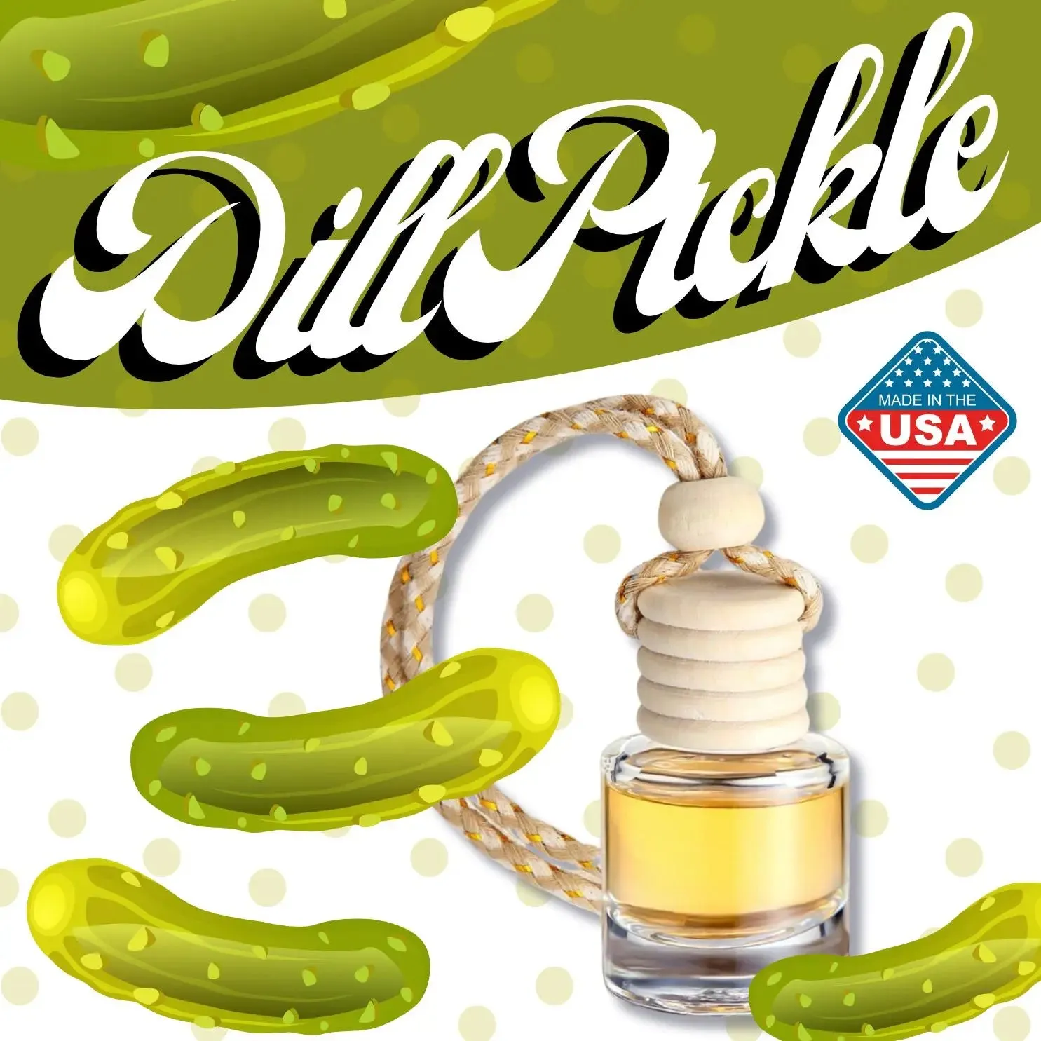 Dill Pickle *limited edition*  ~ Car Home Fragrance Diffuser Air Freshener