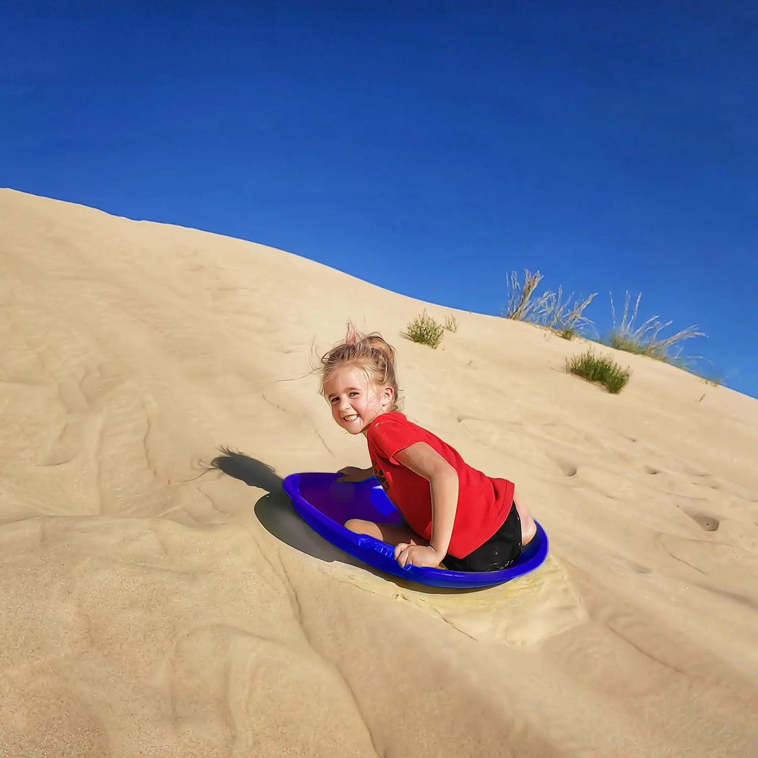 Era 26-inch Avalanche Adventurer Sled  1 Rider Kids' Plastic Saucer for Year-Round Fun on Sand and Grass Hills