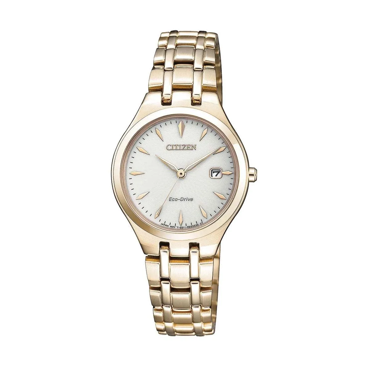 EW2483-85B - Ladies Rose Gold Eco-Drive Watch