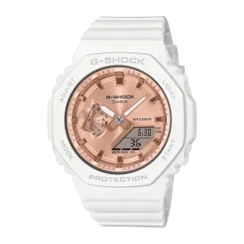 G-Shock Digital Analog Mid DUO White Resin Band Watch GMAS2100MD-7A