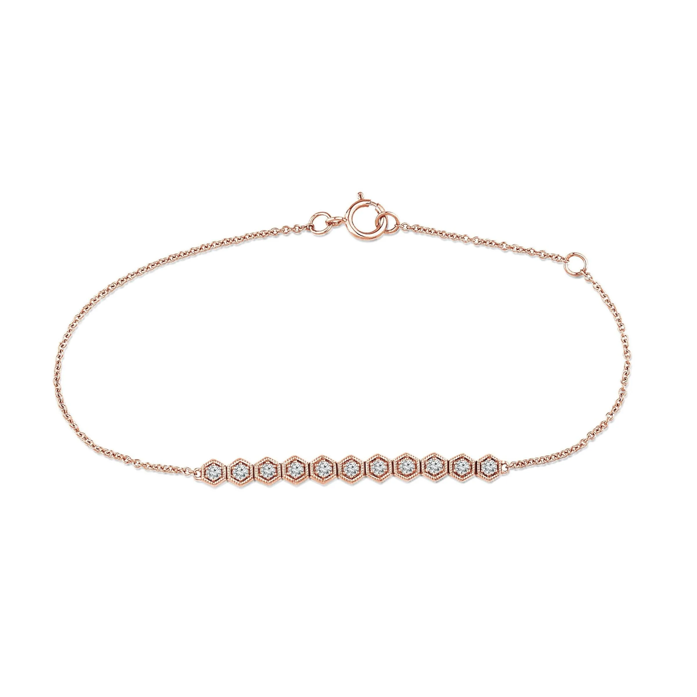 Honeycomb Diamond Bracelet