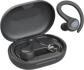 JLab Go Air Sport, Wireless Workout Earbuds Featuring C3 Clear Calling, Secure Earhook Sport Design, 32  Hour Bluetooth Playtime, and 3 EQ Sound Settings (Graphite/Black)