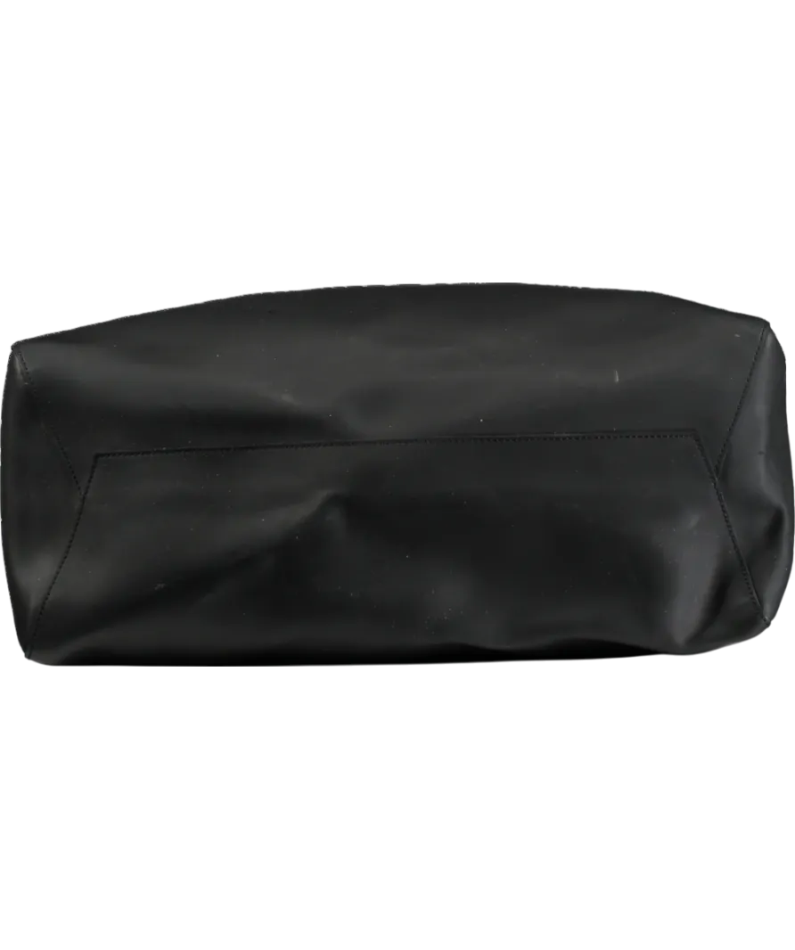 Joseph White / Black Large Leather tote Bag