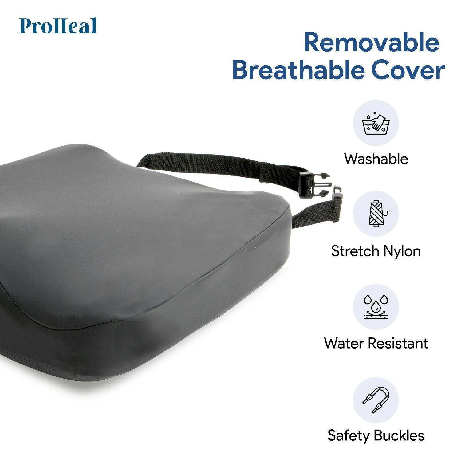 Molded Foam Seat Cushion - Pressure Sensitive For Comfort & Superior Support
