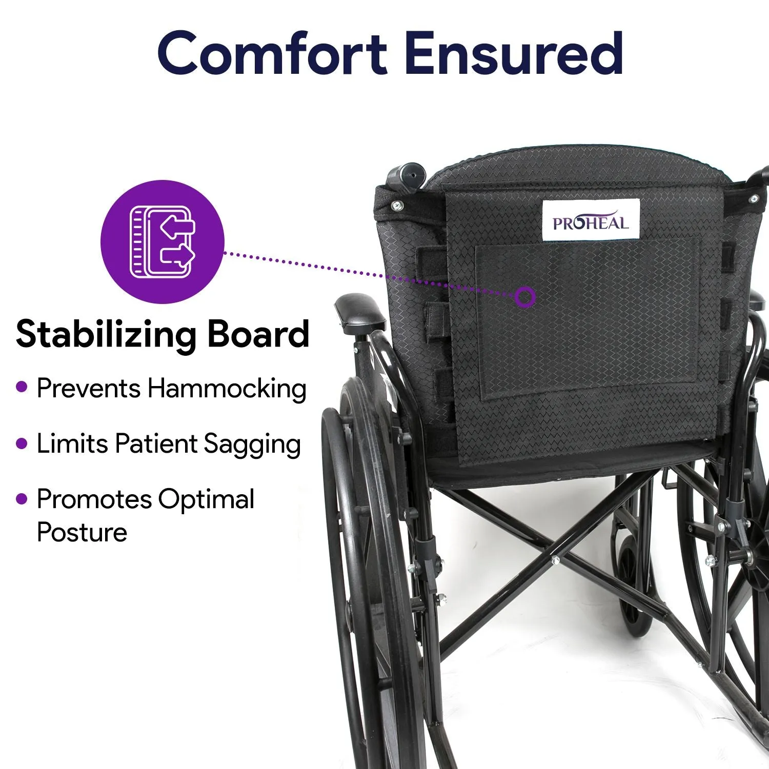 ProHeal Adjustable Tension Back Cushion