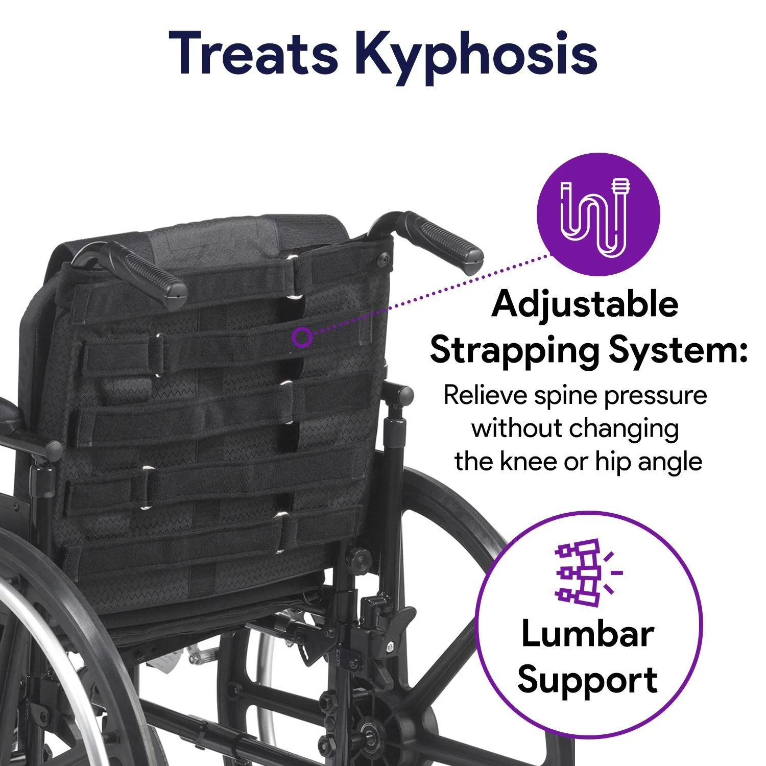 ProHeal Adjustable Tension Back Cushion