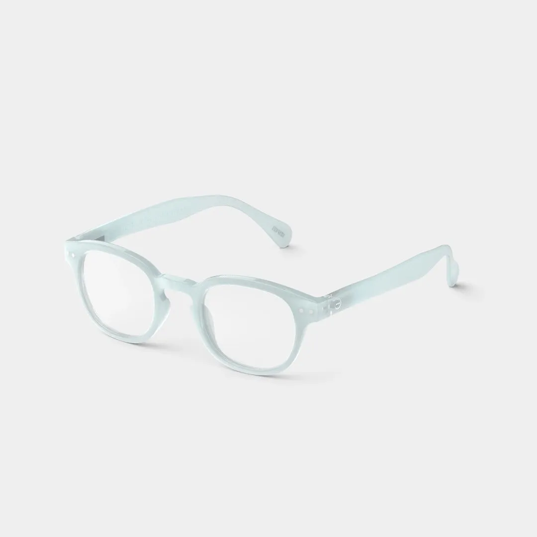 Reading Glasses  1 Square in Misty Blue Style C