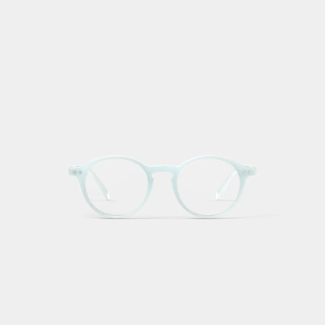 Reading Glasses  1.5 Round in Misty Blue Style D