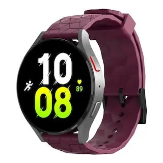 Samsung Galaxy Watch 4 Classic (42mm & 46mm) compatible Silicone Football Pattern Watch Straps