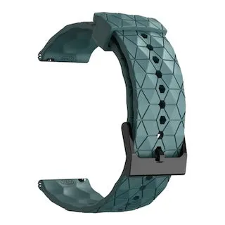 Samsung Galaxy Watch 4 Classic (42mm & 46mm) compatible Silicone Football Pattern Watch Straps