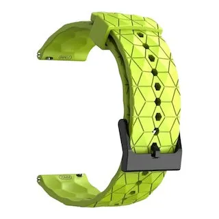 Samsung Galaxy Watch 4 Classic (42mm & 46mm) compatible Silicone Football Pattern Watch Straps