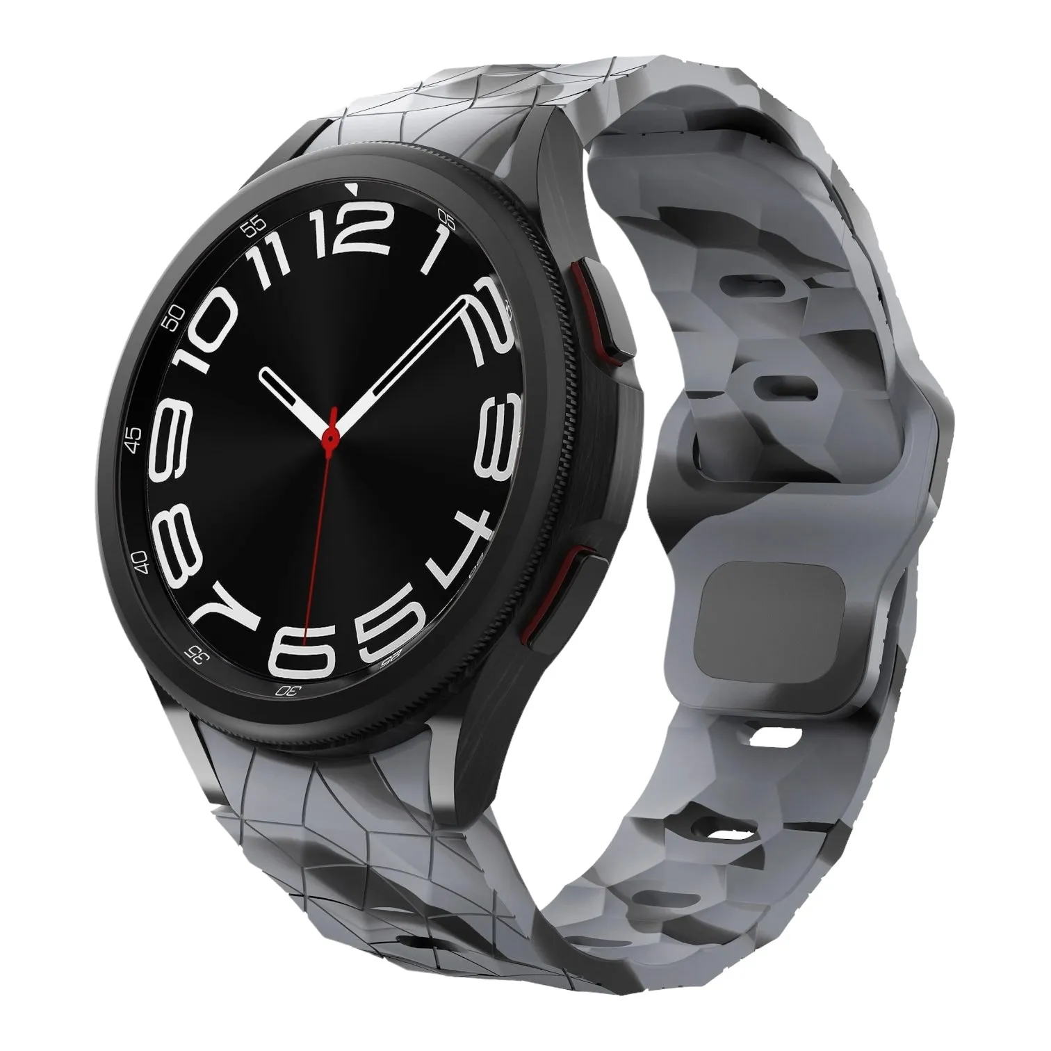 Samsung Galaxy Watch 4 Classic (42mm & 46mm) compatible Silicone Football Pattern Watch Straps