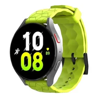 Samsung Galaxy Watch 4 Classic (42mm & 46mm) compatible Silicone Football Pattern Watch Straps