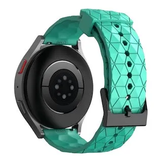 Samsung Galaxy Watch 4 Classic (42mm & 46mm) compatible Silicone Football Pattern Watch Straps