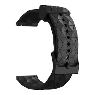 Samsung Galaxy Watch 4 Classic (42mm & 46mm) compatible Silicone Football Pattern Watch Straps
