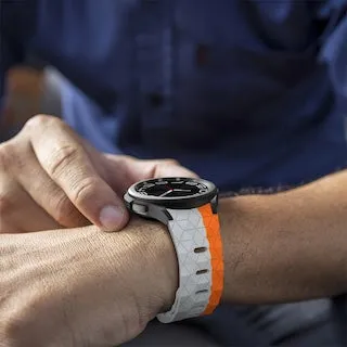Samsung Galaxy Watch 4 Classic (42mm & 46mm) compatible Silicone Football Pattern Watch Straps