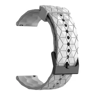 Samsung Galaxy Watch 4 Classic (42mm & 46mm) compatible Silicone Football Pattern Watch Straps
