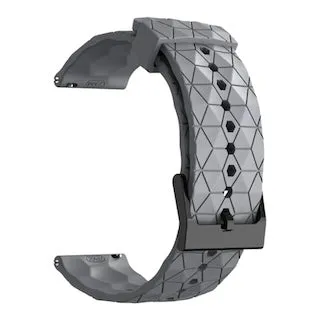 Samsung Galaxy Watch 4 Classic (42mm & 46mm) compatible Silicone Football Pattern Watch Straps