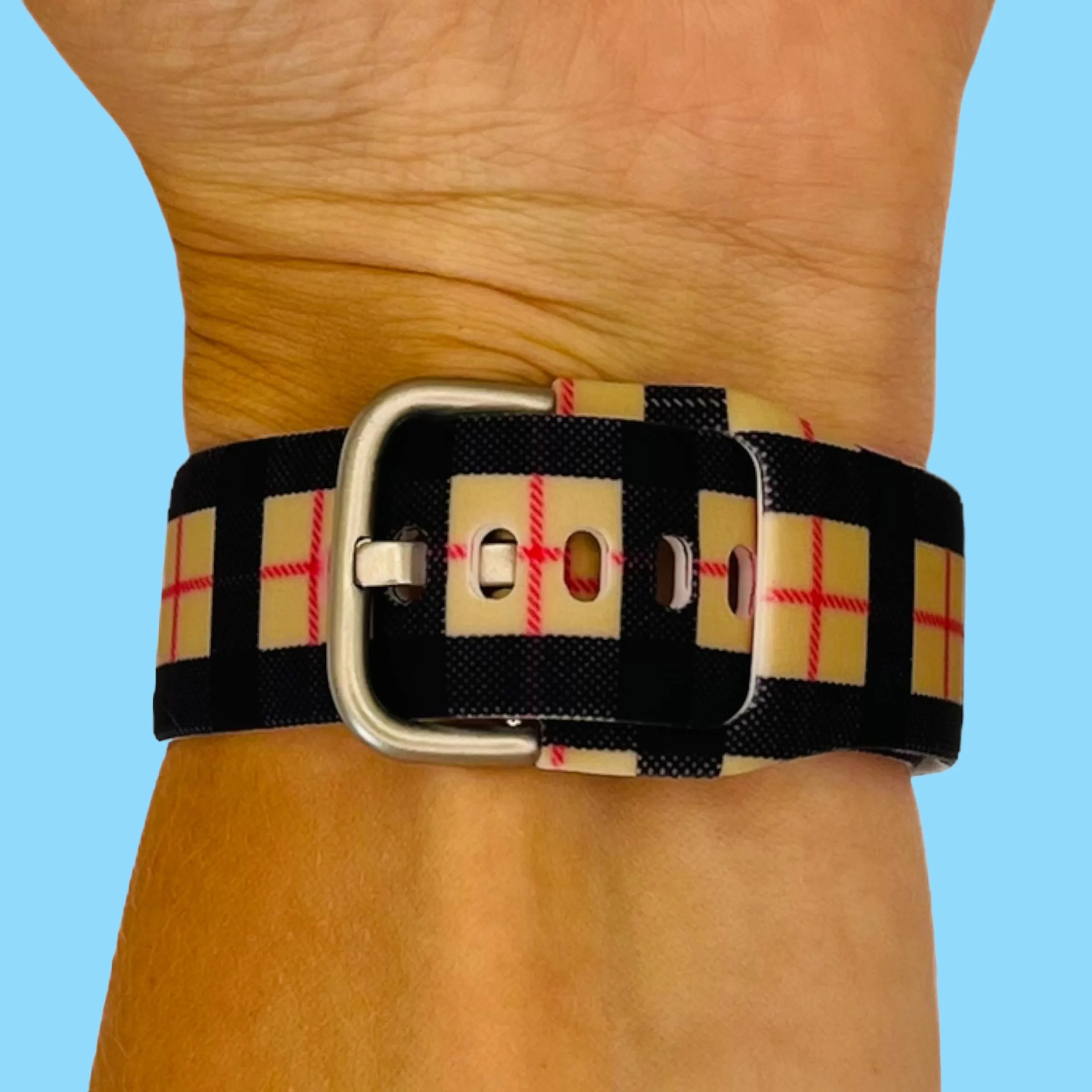Silicone Pattern Watch Straps compatible with the Huawei Watch 2 Classic