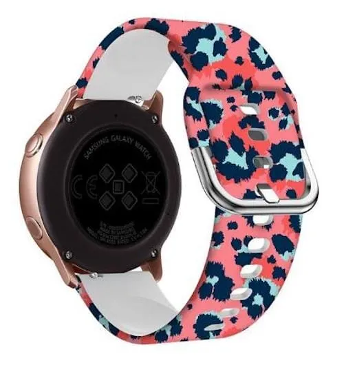 Silicone Pattern Watch Straps compatible with the Huawei Watch 2 Classic