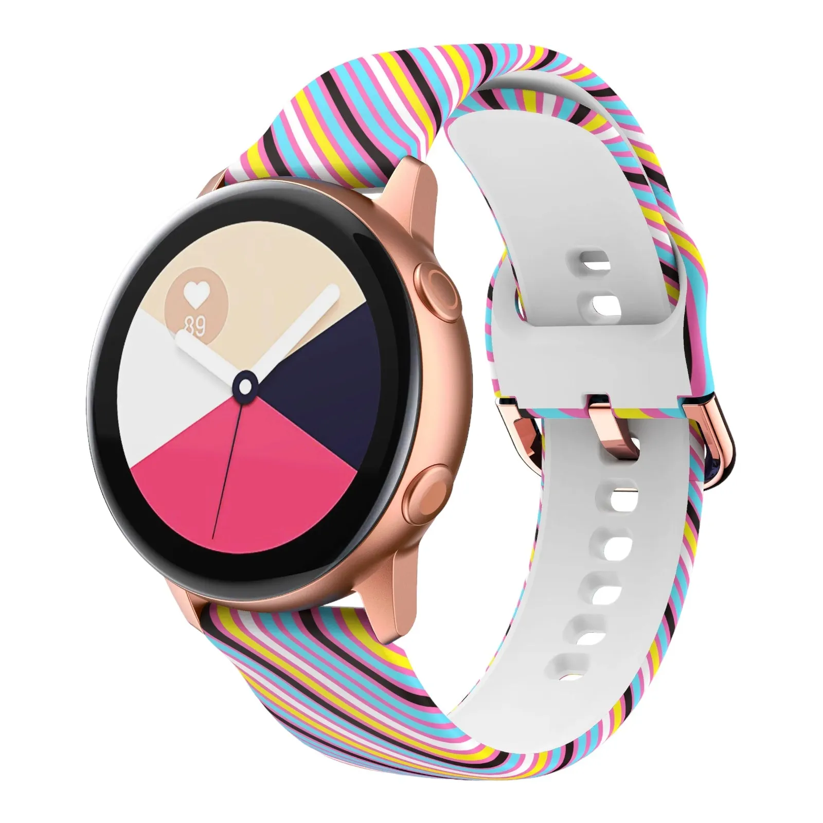 Silicone Pattern Watch Straps compatible with the Huawei Watch 2 Classic
