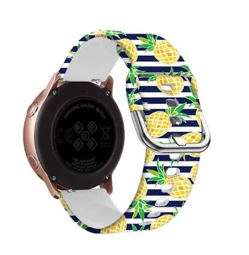 Silicone Pattern Watch Straps compatible with the Huawei Watch 2 Classic